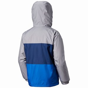 Columbia Chaqueta Morning View™ Lined Niño Grises/Azules (287TOYCXS)